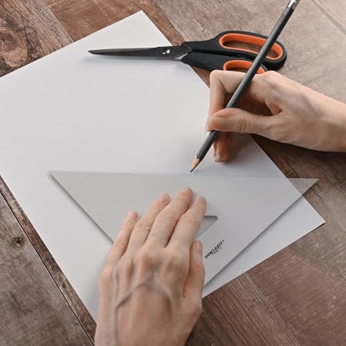 Pro Art 12-Inch 45/90-Degree Triangle, Smoke - color: Smoke, size: 12-inch, 45/90 Degrees