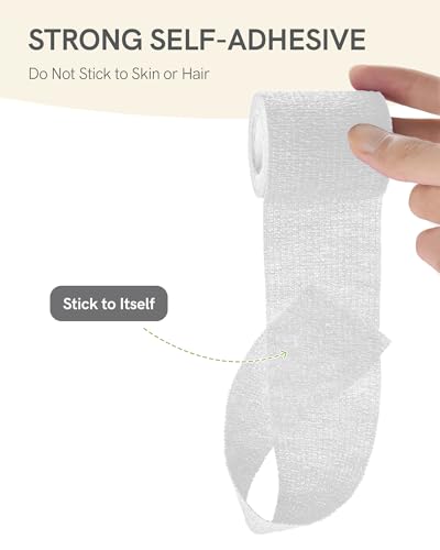 FriCARE Self Adhesive Bandage Wrap, Medical Tape in First Aid Kit - color: Willow Grove