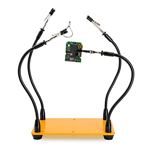 KOTTO Helping Hands Soldering,Third Hand Soldering Tool PCB Holder 4 Arms