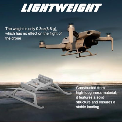 x xotic tech Landing Gear Compatible with DJI Mini 2/Mini 4k/Mavic Mini/Mini SE Drone Foldable Leg Extensions Light Weight Height Extender Protector Guard Accessory