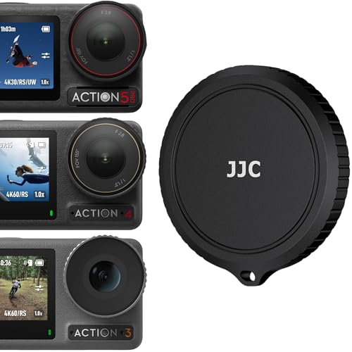 JJC Metal Lens Cap for DJI Osmo Action 5 Pro 4 3,with Soft EVA Interior - color: Metal Lens Cap