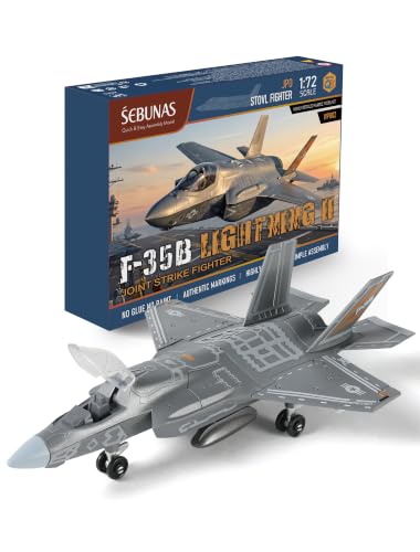1:72 Scale F-35 Fighter Jet Quick Build Model Kit - color: 3.f-35