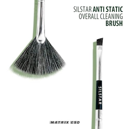 Matrix Anti Static Overall Dual-Action Cleaning Brush -Ideal for Model Kits, Figures, and Intricate Items