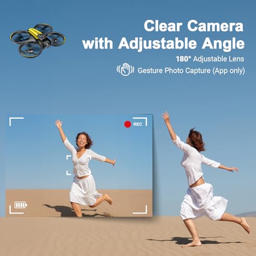 Drone with Camera for Kids and Beginners,4.5"Screen Remote,Two Batteries