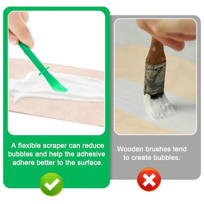 30Pcs Multicolored Silicone Glue Brush, Woodworking DIY Projects