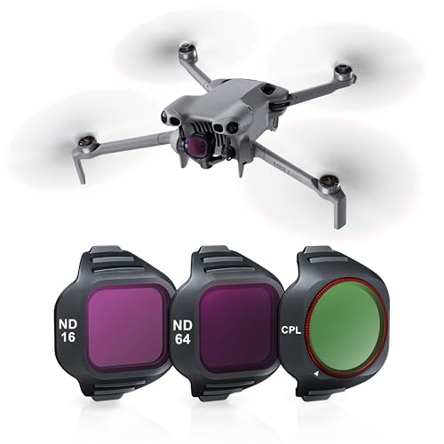 STARTRC ND/CPL Filter Set for DJI Mini 5 Pro Accessories, 3 Pack Filters ND16/64/CPL Mini 5 Pro Drone Lens Filters, Multi Coated HD Optical Glass