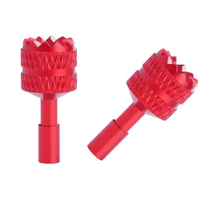 1 Pair Controller Stick Replacement Joystick for DJI RC/RC 2，Remote Controller Aluminium Thumb Sticks for DJI Mini 3 Pro/Mini 4 Pro/Air 3 Accessories(Red)