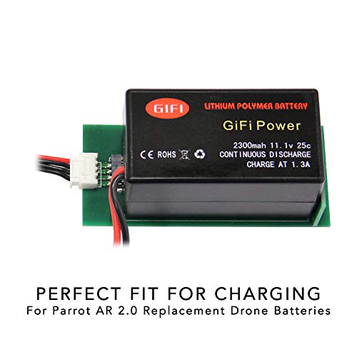 MaximalPower Drone Balance Charger with Adapter Converter for Parrot AR 1.0 & 2.0 2000-23000mAh Drone Batteries