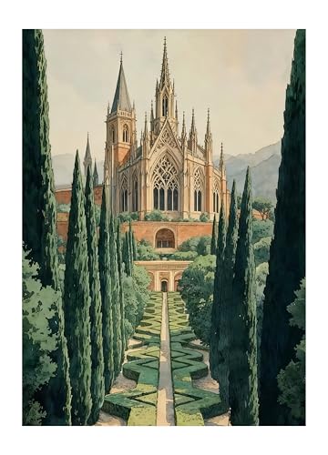 ILYUFO Diamond Art Kits for Adults Castle DIY Diamond Painting - color: Castle
