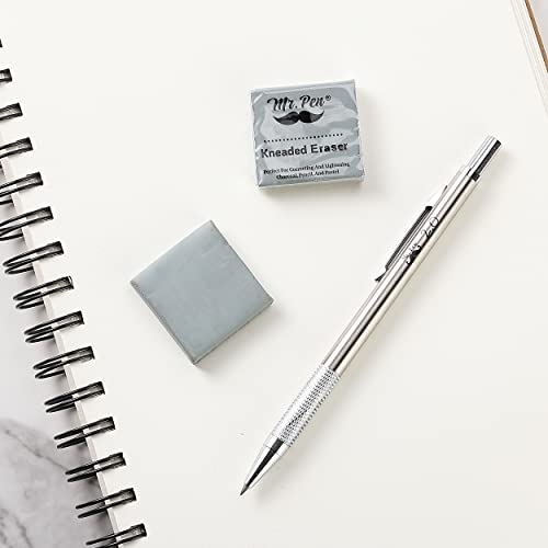 Mr. Pen- Kneaded Eraser Set, 4 Pack - color: Gray, size: 4 Pack, 2" x 1.77"