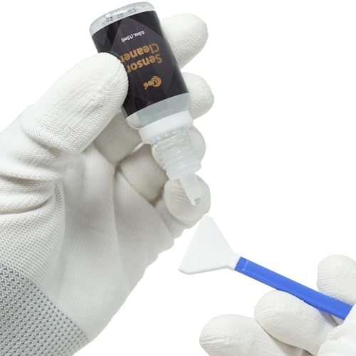 UES Full-Frame Camera Sensor Cleaning Kit (14pcs Swabs and 15ml Cleaner) - style: 14 Swabs + 15ml Cleaner