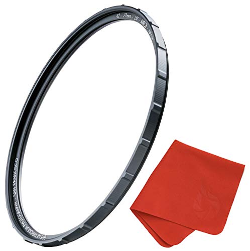 43mm X2 UV Filter for Camera Lenses - UV Protection Photography Filter with Lens Cloth - MRC8, Nanotec Coatings, Ultra-Slim, Traction Frame, Weather-Sealed by Breakthrough Photography - size: 43mm