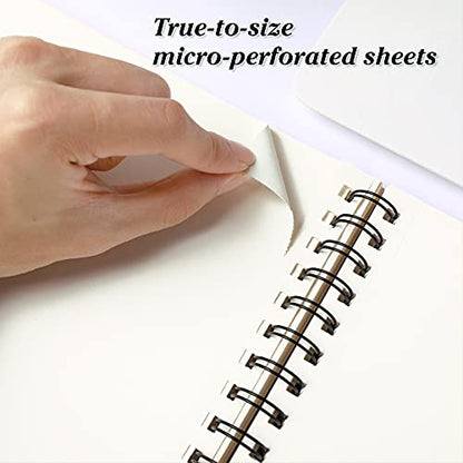 Coboll Sketch Book - Hardcover Sketch Pad, 9" x 12", 112-Sheet, 68 lb/110 GSM, Durable Sketchbook Use with Pens, Pencils, Sketching Stick and More, for Professional Kids, Teens, Adults