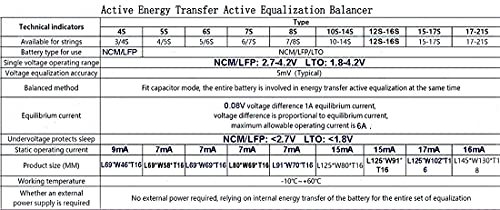 5S 5A Active Equalizer Balancer Lipo LFP LTO Battery Energy Transfer Board