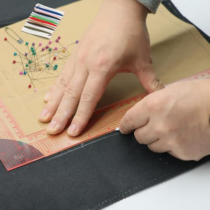 YLaziion 12" Acrylic L-Square Sewing Ruler, Right Angle Quilting Tool - style: 12" L-Square Ruler