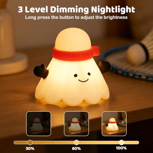 Badminton Baby Mini Night Light for Kids with Lanyard Bedroom Lights - color: Badminton