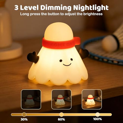 Badminton Baby Mini Night Light for Kids with Lanyard Bedroom Lights - color: Badminton