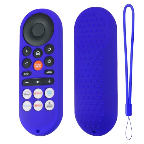 Hi Color XRT281 Remote Cover for Vizio/Onn FHD LED TV Remote 2026 Silicone Protective Case Compatible with VIZIO XRT281 ONN Remote Silicone Case Cover with Lanyard (Blue) - color: blue