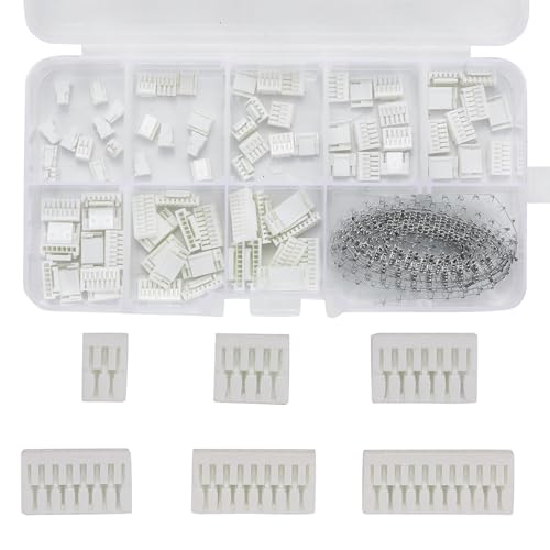 JST GH 1.25mm Connector Kit, 2/3/4/5/6/7/8/10Pin Housing Connectors