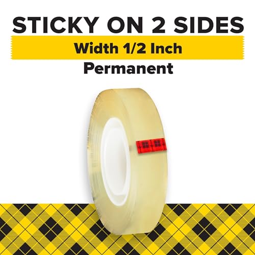 Scotch Double Sided Tape, Alternative to Scrapbooking Tape - size: 2 Rolls