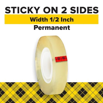 Scotch Double Sided Tape, Alternative to Scrapbooking Tape - size: 2 Rolls