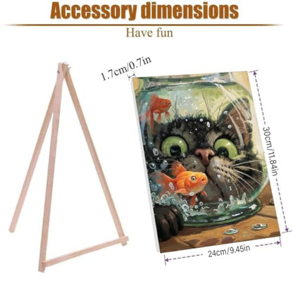 WUDWL Paint by Numbers Kit for Adults Beginner, with Framed - color: YH04252