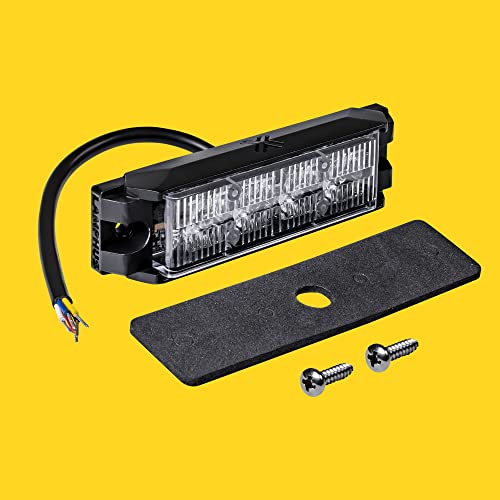 LAMPHUS NanoFlare 4W Blue LED Police Grill Strobe Warning Light for Trucks - color: Blue, size: 4W - 1 Pack