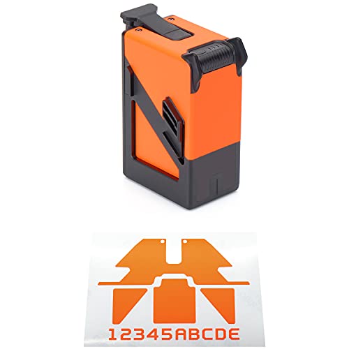 WRAPGRADE Skin Compatible with DJI FPV | One Battery (NEON Orange) - color: NEON ORANGE