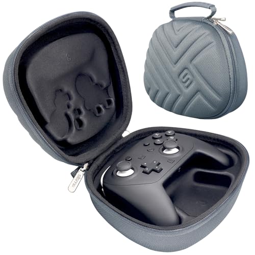 sisma Carrying Case Compatible with Nintendo Switch 2 Pro Controller, Buttons & Joysticks Full Protection, Hard Shell Original Switch Controller Travel Storage Case, Grey - color: Grey Special Edition