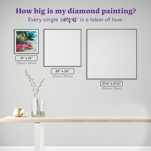DIAMOND ART CLUB Ocean Whisper Path Diamond Art Kits for Adults - color: Ocean Whisper Path