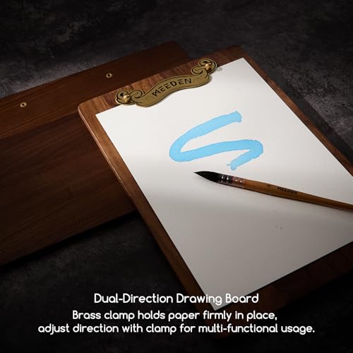 MEEDEN Black Walnut Tabletop Easel Set: All-in-One Luxury Art Supplies Kit