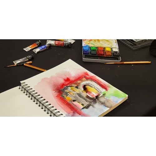 Fabriano 1264 Watercolor Pad, 18" x 24", Spiral Bound, 140 lb., 3-Pack - size: 18" x 24", 3-Pack