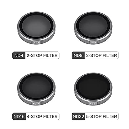 Autel Robotics EVO II Pro Drone ND Filters 4 Pack: ND4, ND8, ND16, ND32
