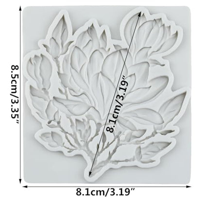 Flower Polymer Clay Mold Magnolia Flower Silicone Molds - color: Style A