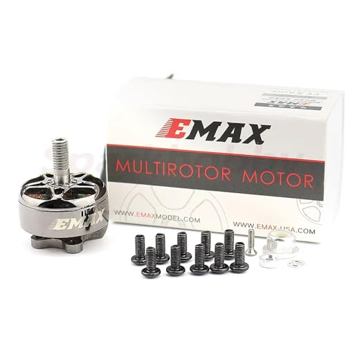 SPARKHOBBY 4PCS Upgrated ECO II Series 2207 1700/1900/2400KV 3-6S for Emax Brushless Motor 4mm Bearing Shaft for RC Drone Quacopter FPV Racing (4PCS 2207 2400KV) - style: 4PCS 2207 2400KV