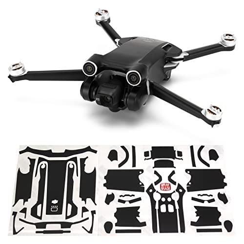 WRAPGRADE Skin Stickers Compatible with DJI Mini 3 Pro | Main Unit (Stealth Black) - color: Stealth Black