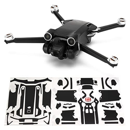 WRAPGRADE Skin Stickers Compatible with DJI Mini 3 Pro | Main Unit (Stealth Black) - color: Stealth Black