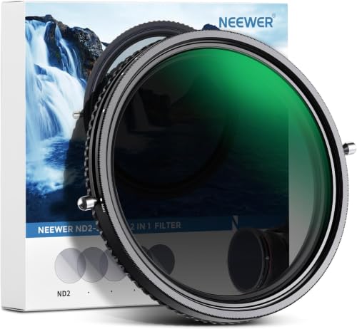 NEEWER 2 in 1 82mm Variable ND Filter (ND2-ND32) & CPL Filter - size: 82mm