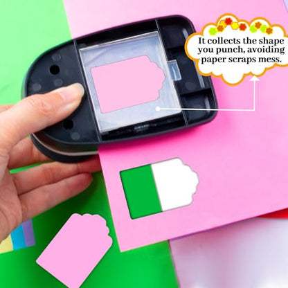 Tag Hole Punches for Paper Crafts, 2 inch Tag Punch Paper Punches - style: Tag