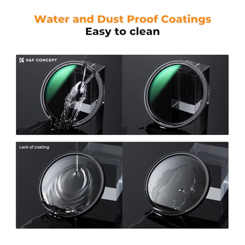 K&F CONCEPT 52mm Magnetic Variable ND Lens Filter ND8-ND128+Magnetic Ring - size: 52mm