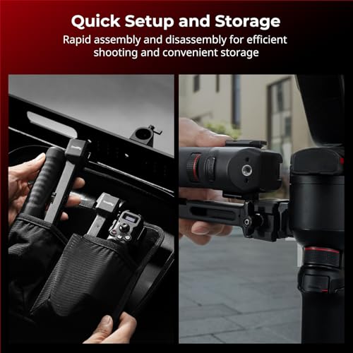 SmallRig Focus Control Dual Grip for DJI RS 2 /RS 3 Pro/RS 4 Pro Stabilizer - style: Handle w/ focus control