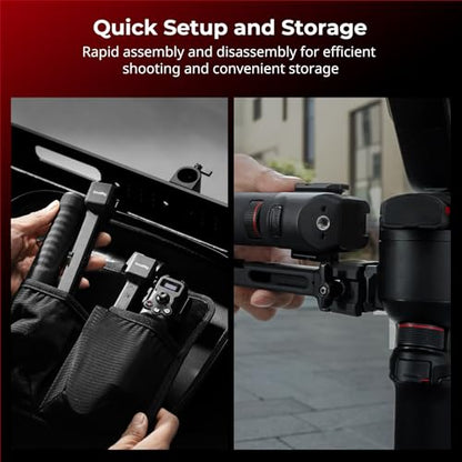 SmallRig Focus Control Dual Grip for DJI RS 2 /RS 3 Pro/RS 4 Pro Stabilizer - style: Handle w/ focus control