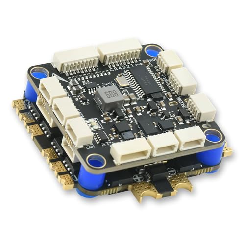 AERO SELFIE H743 Flight Controller with 60A 32 bit ESC 30x30 Stack: Supports 2-6S LiPo, Dual IMU, Compass, Barometer, Compatible with Betaflight, INAV, PX4, Ardupilot for FPV & Racing Drones