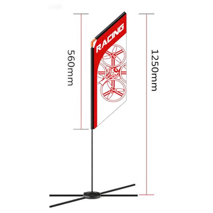 LDARC FPV 560mm Feather Flag Training scenario for RC Drone FPV Racing - color: 560mm Feather Flag