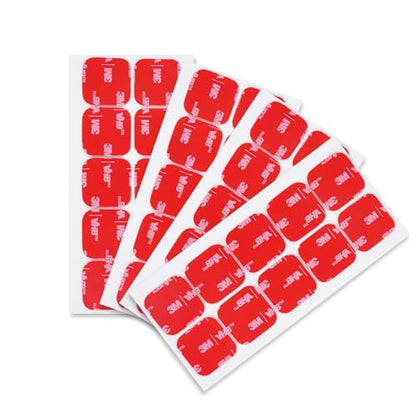 3M Double Sided Adhesive Pads 1''×1'' 40 Pcs Clear Heavy Duty - color: Clear, size: Square 1''
