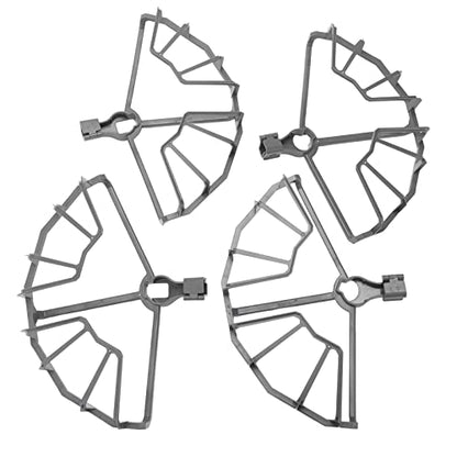 Drone Propeller Guard, Semi Enclosed Protector, Professional ABS Grey for Beginners Outdoor Photography