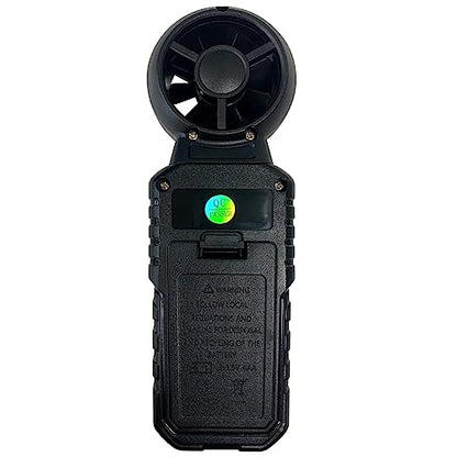3 in 1 Handheld Anemometer Wind Speed Meter Gauge Speedometer Wind Level Tester Air Flow Meter Temperature Measuring Device Outdoor for Sailing Surfing Flying Shooting