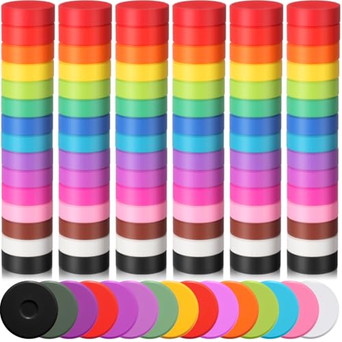 Nuanchu Tempera Paint Cakes 15 Colors Washable Art Supplies, 90 Pcs