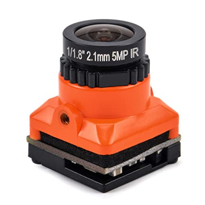 Readytosky 1500TVL FPV Camera 2.1mm Lens 1/3" CMOS Camera 5V-30V PAL/NTSC - color: Orange