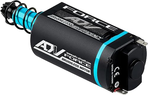 Brushless Motor for AEG, CNC Motor for 7.4V-11.1V LiPo (High Efficiency, Long) - size: Long, style: High Efficiency